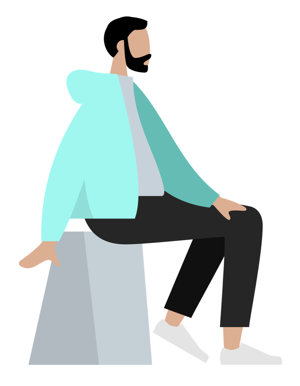 homme 3ème pilier illustration